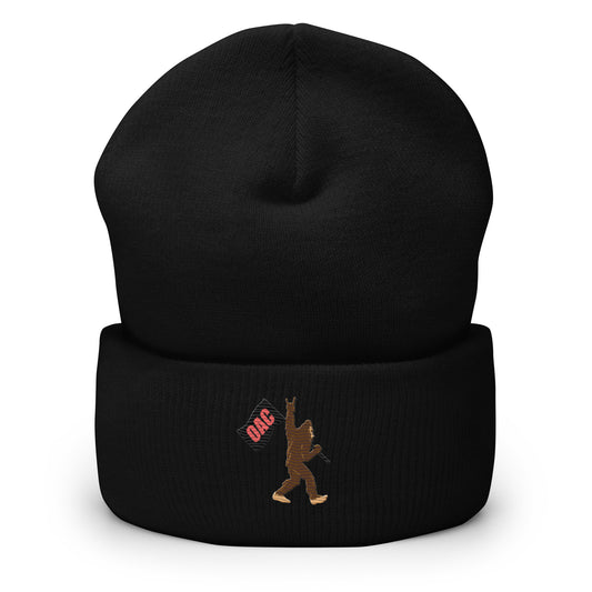 Cuffed Beanie with Embroidered OAC Sasquatch