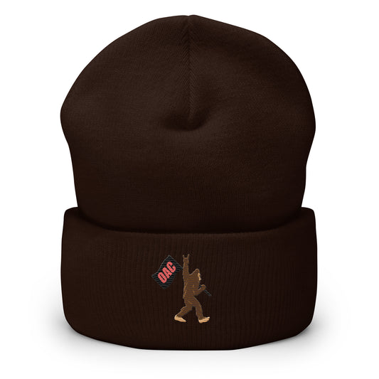 Cuffed Beanie with Embroidered OAC Sasquatch