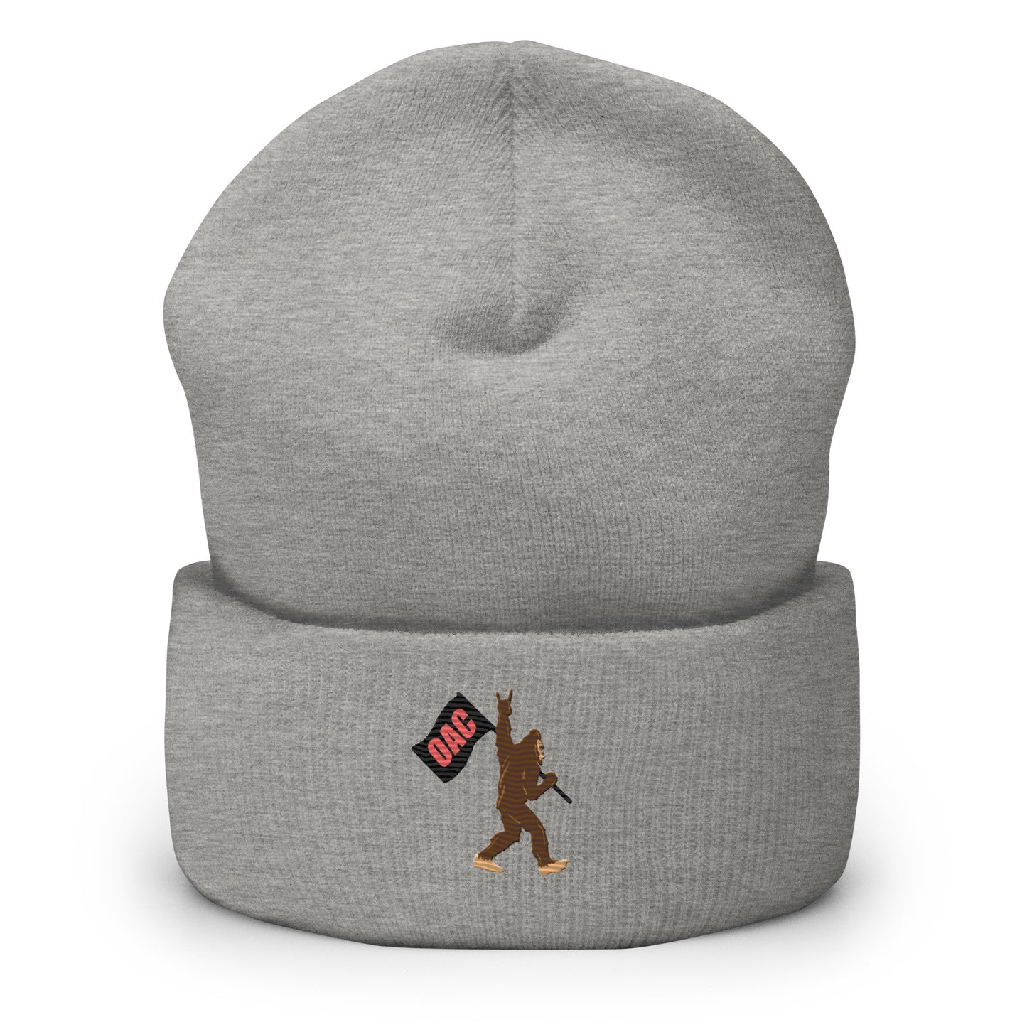 Cuffed Beanie with Embroidered OAC Sasquatch