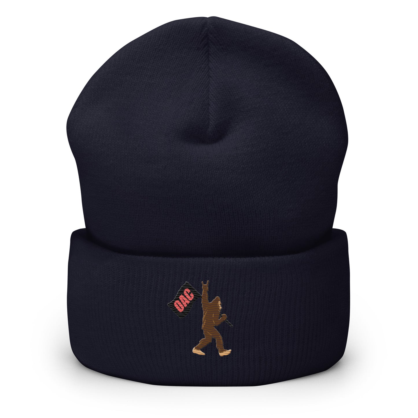 Cuffed Beanie with Embroidered OAC Sasquatch