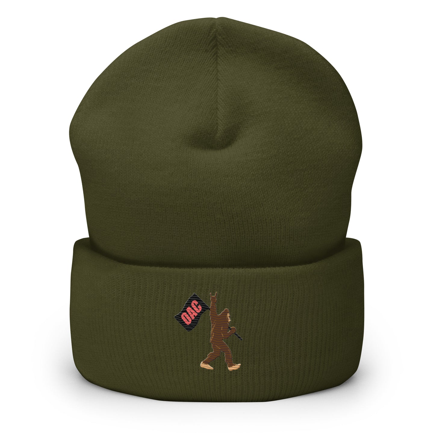 Cuffed Beanie with Embroidered OAC Sasquatch