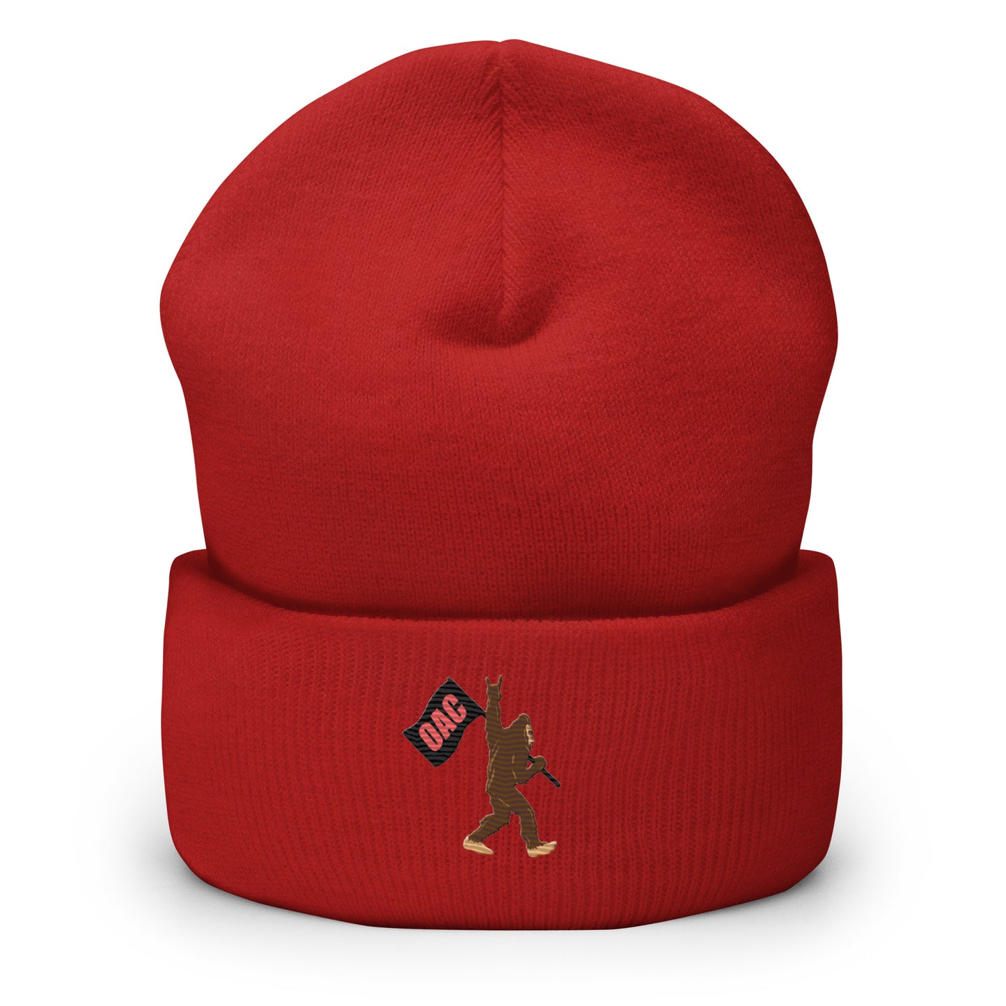 Cuffed Beanie with Embroidered OAC Sasquatch