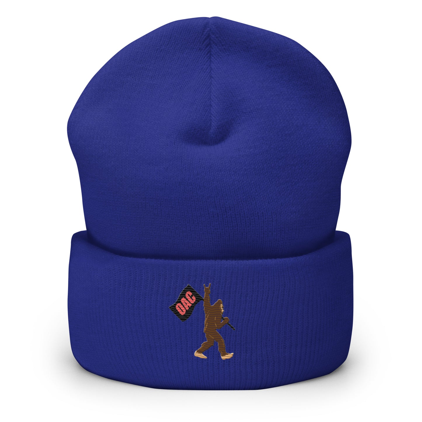 Cuffed Beanie with Embroidered OAC Sasquatch