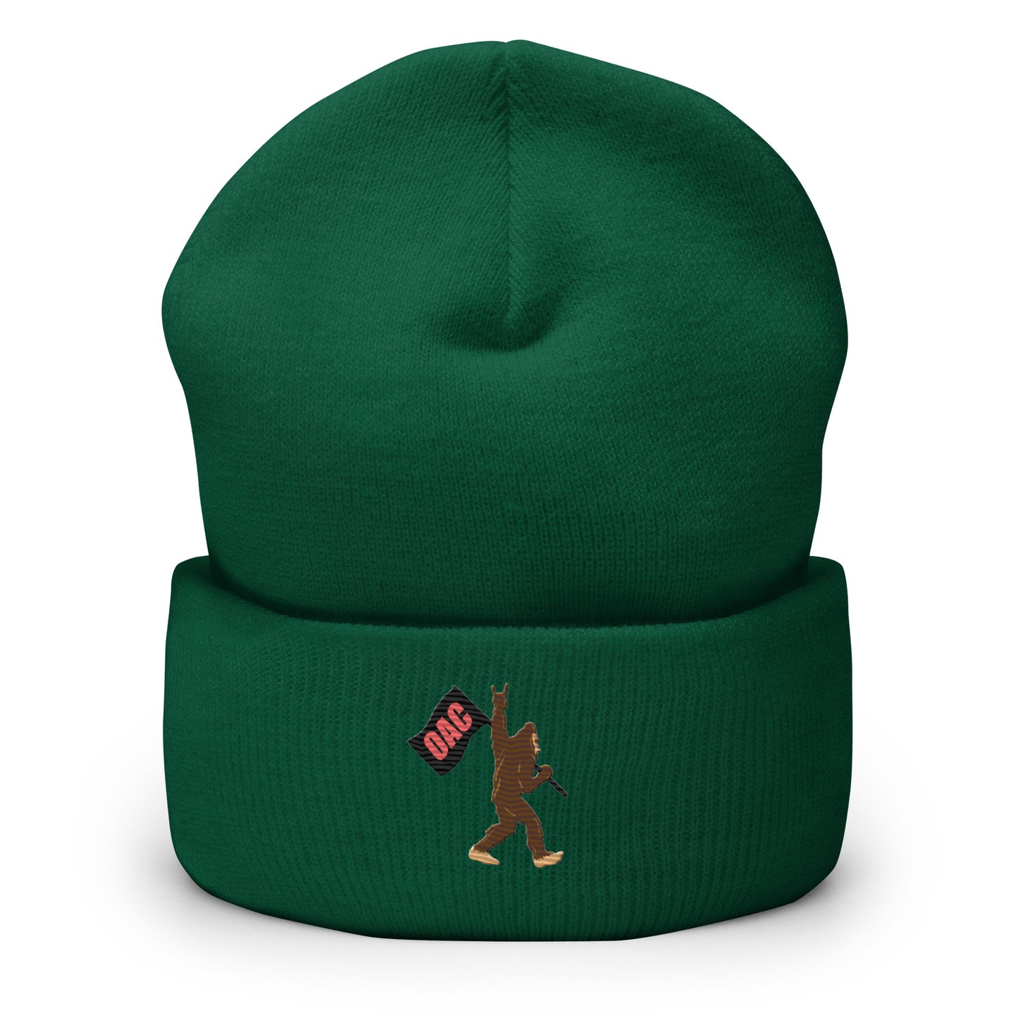 Cuffed Beanie with Embroidered OAC Sasquatch